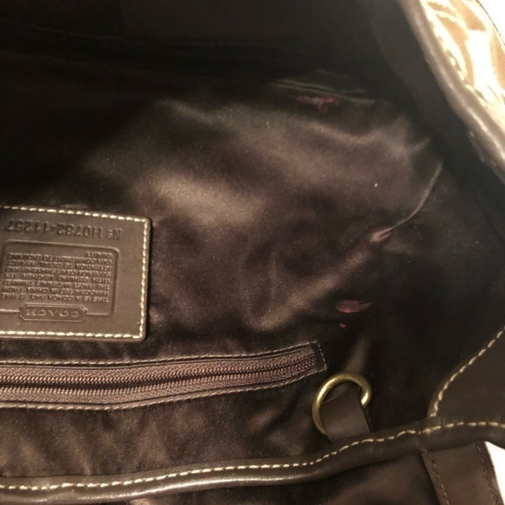 COACH 11257 ergo brown signature c hobo bag vintage y2k rare - Picture 11 of 16